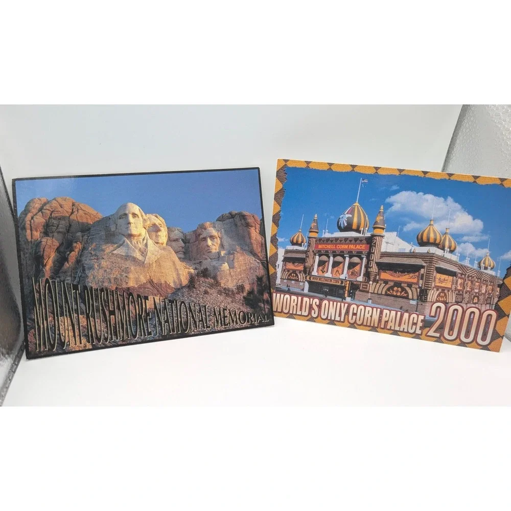 Vintage South Dakota Postcard Lot Mount Rushmore Corn Palace Black Hills